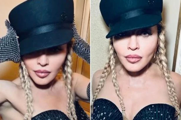 Madonna spreads legs wide open as she leaves little to imagination in eye-popping display