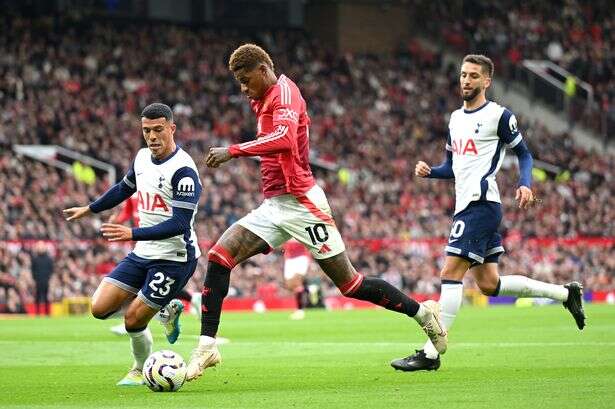 Gary Neville has brutal three-word Marcus Rashford verdict on role in Tottenham goal