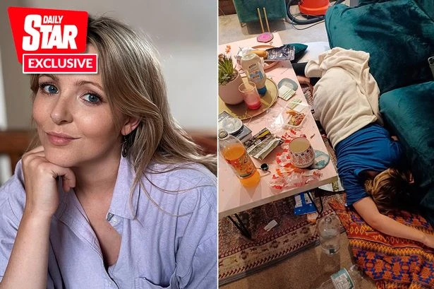 Mum wants everyone to see horror video of her setting herself on fire after drugs binge