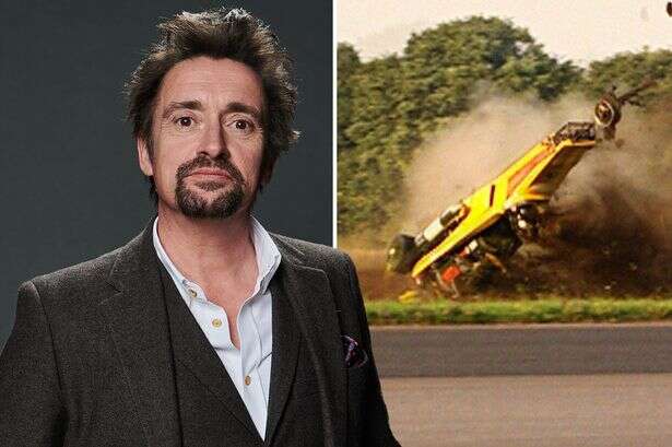 Richard Hammond has emotional keepsake from near fatal 288mph crash nailed to his wall