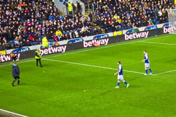 Blackburn vs Newcastle stopped as tennis balls launched onto pitch in protest