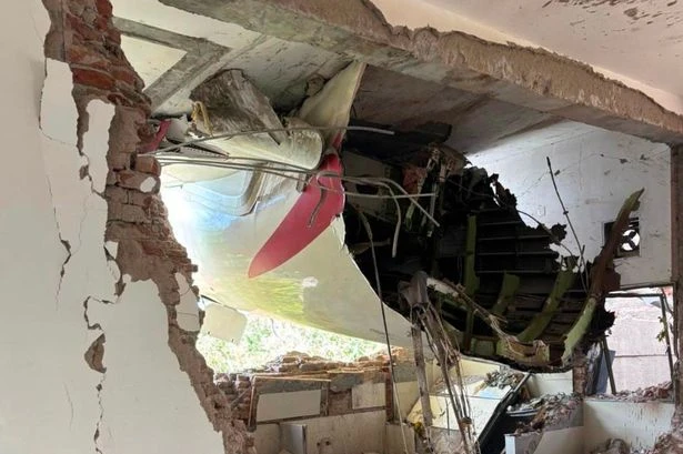 Horror images inside Byramjee Jeejeebhoy Medical college where Air India flight crashed