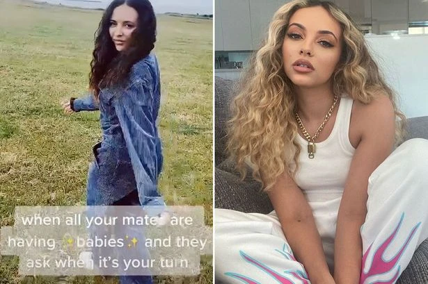 Little Mix’s Jade Thirlwall runs away from baby questions in hilarious clip