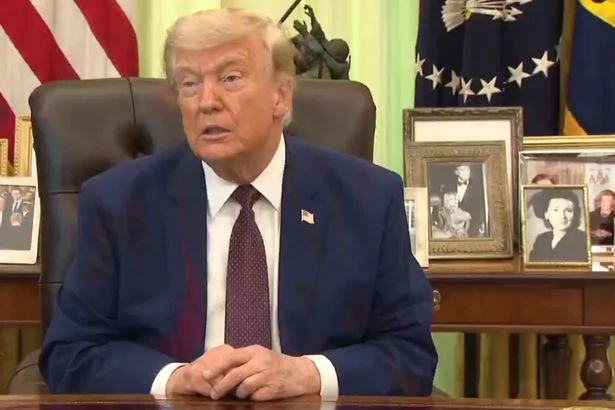 Trump says two hilariously mental things after hosting ceasefire negotiations