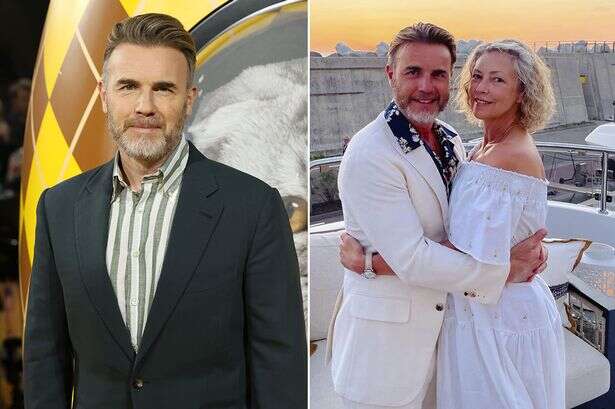 Gary Barlow's 'important' emotional statement about wife leaves fans floored