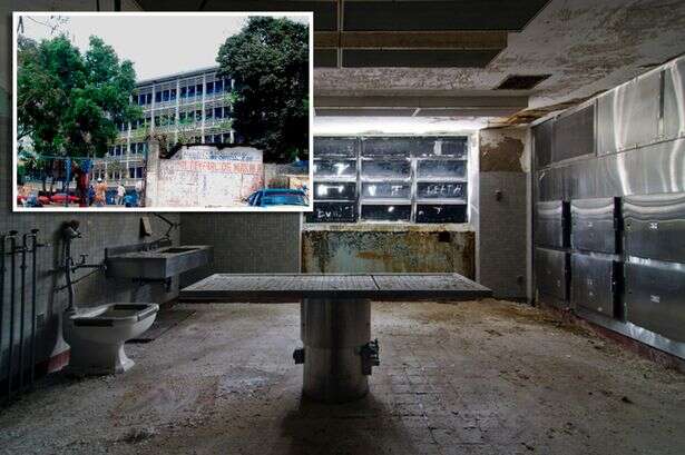 Stench of rotting corpses pollutes the air as hundreds left to rot in abandoned hospital