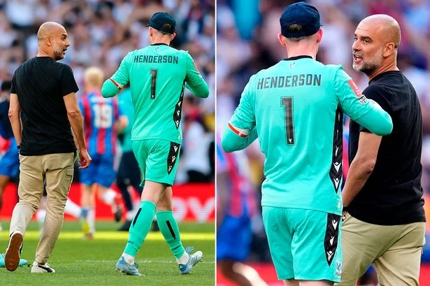 Pep Guardiola 'called Dean Henderson a disgrace' during heated FA Cup final exchange