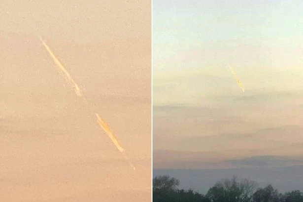 Brit woman spots 'fireball UFO' racing across the sky while driving home on the A1