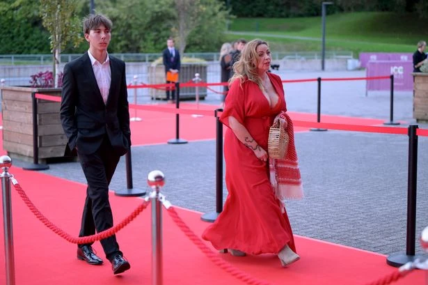 Charlotte Church and sports icon's son on red carpet as everyone says same thing