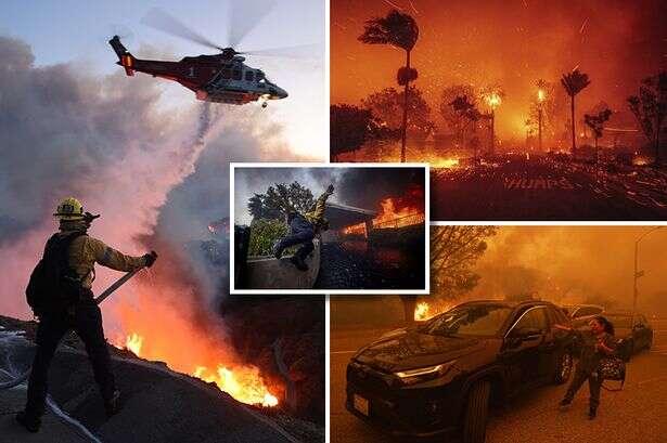 LA wildfire forces 30,000 people from homes in apocalyptic scenes destroying celeb pads