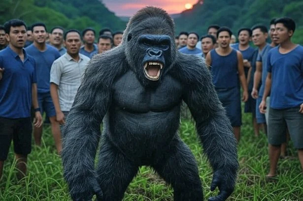 Experts say 100 men COULD take a gorilla — but not this animal