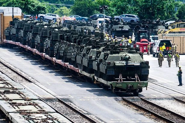 DC turns fortress with 18-mile barrier and 175 magnetometers for Trump birthday and army parade