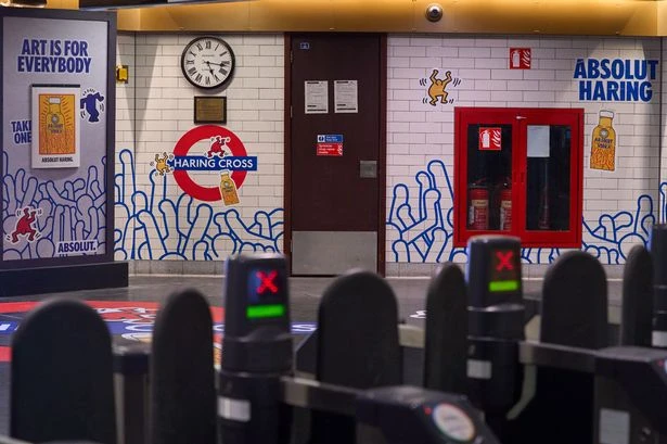 London underground station given pop art makeover in tribute to famous artist