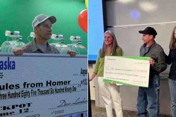 Man wins £10million on the lottery but donates money as he wants 'to be hands-off'