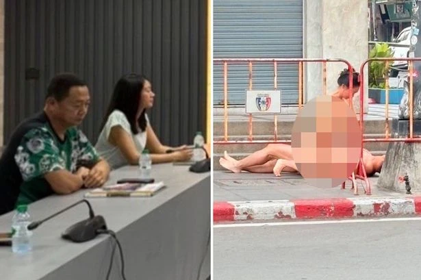 'Sin City' sex scandal as woman named Tingting, 35, caught on camera bonking her man, 67