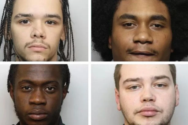 Horror moment gang prepare for machete attack on man - who had his leg amputated