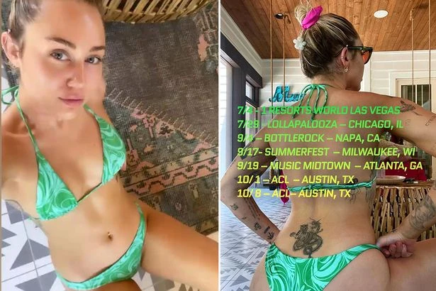 Miley Cyrus thrills in itty-bitty bikini as she declares 'hot girl summer'