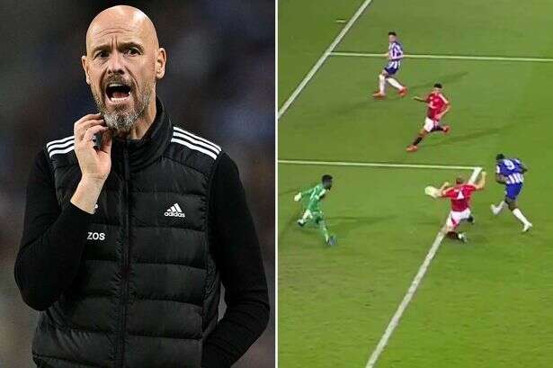 Man Utd fans demand Erik ten Hag is sacked as they 'do an Everton' against Porto