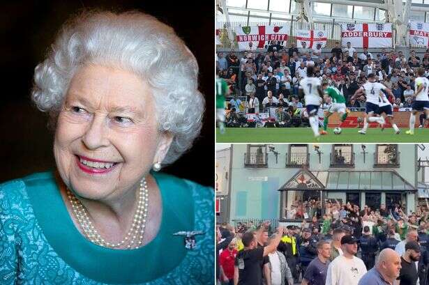 Ireland fans slammed for vile chants about death of Queen Elizabeth before England game