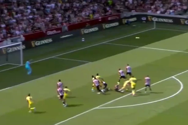 Eberechi Eze wonder free-kick ruled out as Crystal Palace star 'robbed of all timer' goal by referee