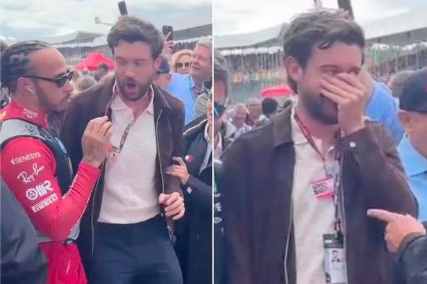 Lewis Hamilton 'cold stare' makes Jack Whitehall makes Jack Whitehall fear 'no more invites to F1'