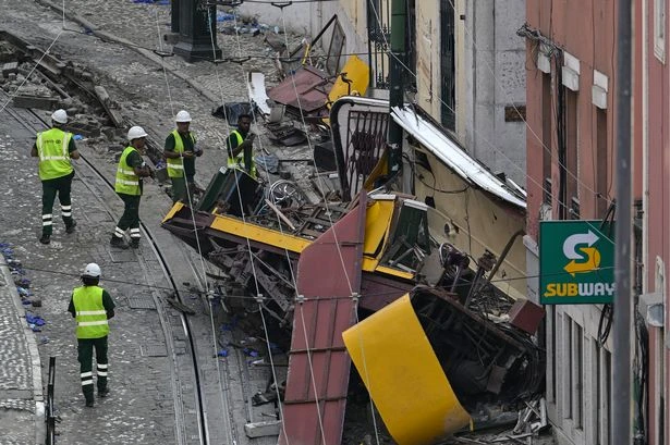 Three Brits confirmed dead after tram derails and crashes in Lisbon tragedy