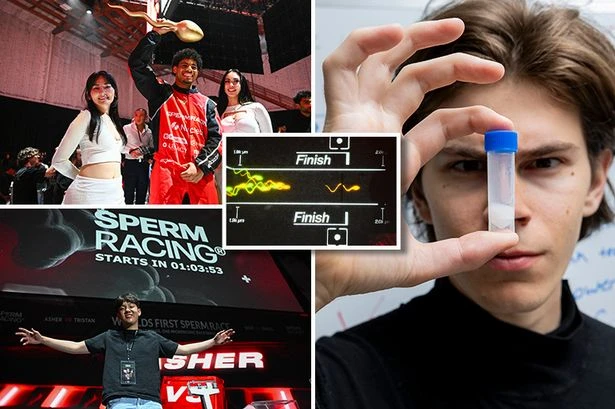 Sperm Racing spokesman Dick Gay reveals wild reason for the sport's conception