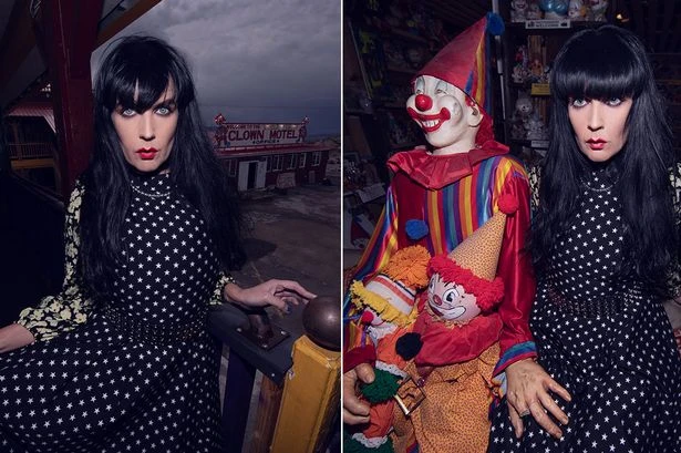 Singer who divorced ghost adopts possessed clown she befriended in motel