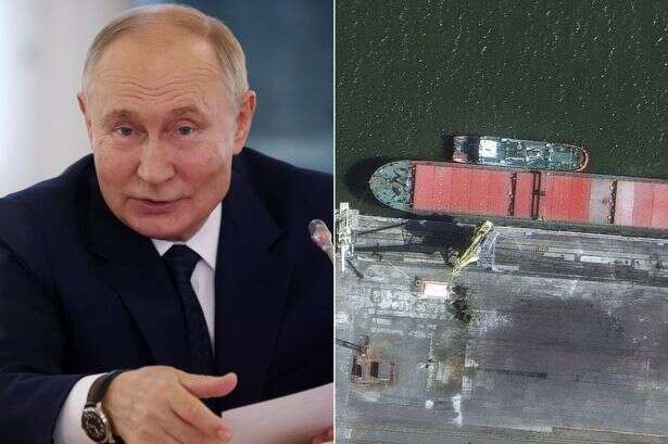 Chilling image of Russian ship suggests bloodcurdling missile proof as it returns from Iran