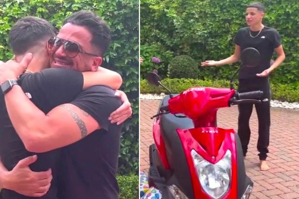 Peter Andre ‘emotional’ after gifting son Junior motorbike on milestone birthday