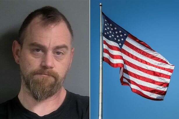 Man 'strangles his own mum with American flag he stole from next door neighbour'