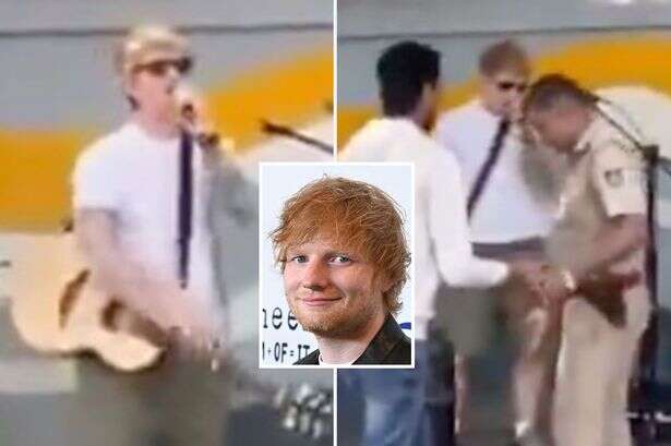 Ed Sheeran moved on from street performance by police – who didn't know who he was