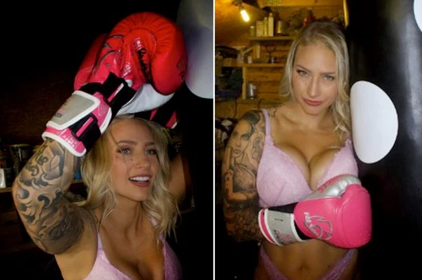 Ebanie Bridges shares incredible training pics of 'not your usual garage session'