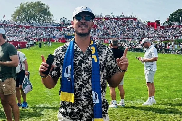 Prem icon looks unrecognisable as he supports Europe at the Ryder Cup