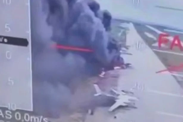 Putin humiliated as 40 doomsday nuclear planes blasted – watch them get destroyed