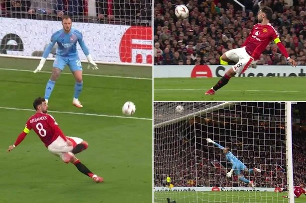 Bruno Fernandes almost has Rio Ferdinand on the pitch with 'exceptional' volley