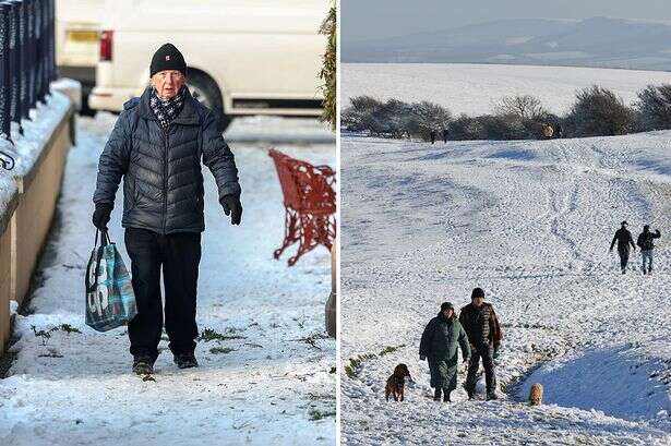 Incoming 'Beast from the East' backed up by snow-coated UK weather maps