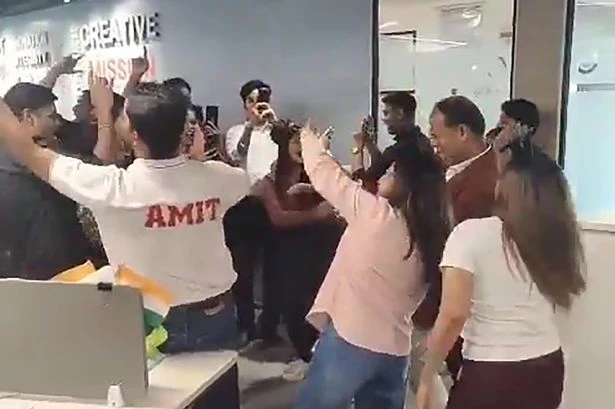 Air India statement as top officials 'party' in viral video days after plane crash disaster