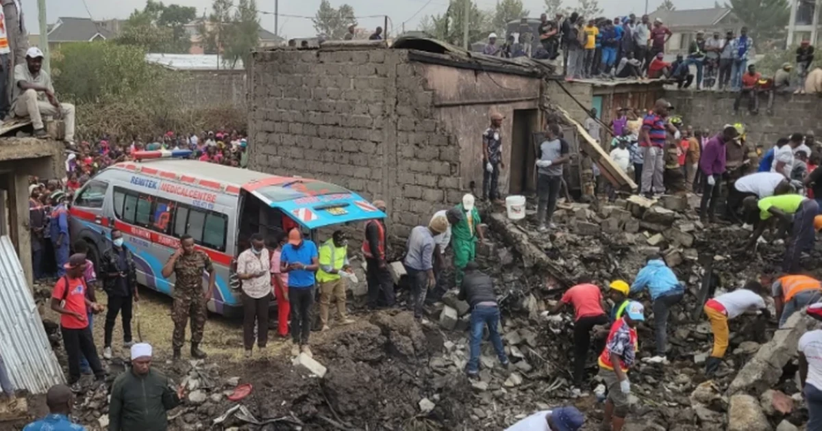 Kiambu County plane crash: At least six dead as jet smashes into homes