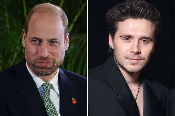 Brooklyn Beckham makes subtle dig at Prince Harry as he gushes over Prince William