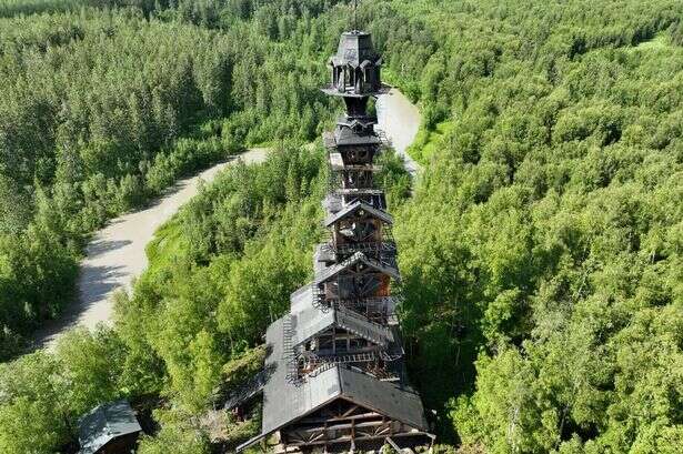 Bizarre 185ft tall unfinished property dubbed the Dr Seuss House has 300 mile views