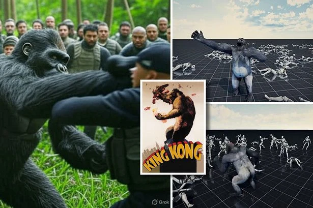 100 men vs gorilla death match goes viral but could man really survive beast's battering