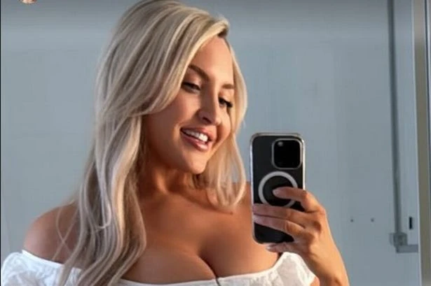 Emma Louise Jones shocked as hot holiday interrupted by loud trimming of bush