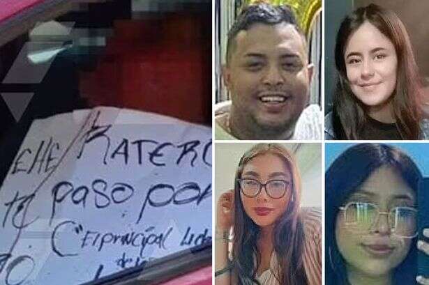 Chilling cartel warning note on corpse could be huge clue on the nine mutilated students case