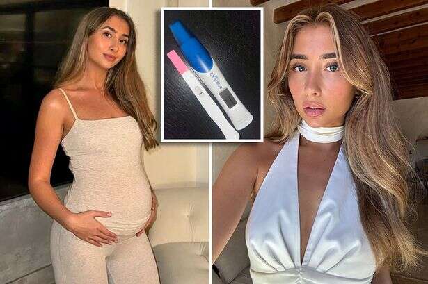 Lily Phillips' boyfriend admission as she shares 'pregnancy' with baby bump snap