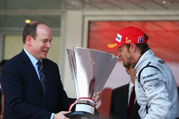 Button names best F1 race that sparked mad dash to meet Prince Albert