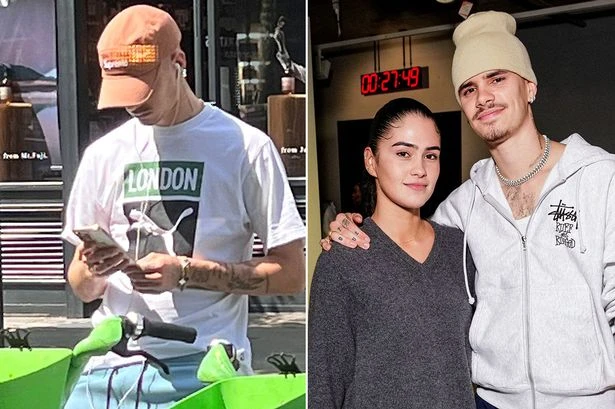 Romeo Beckham spotted in London after split as he celebrates dad David's knighthood