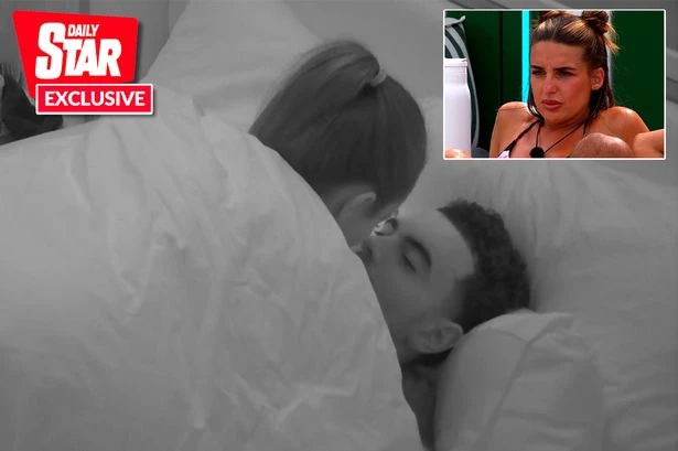Love Island icon shares three-word response as couples romp in condom scene