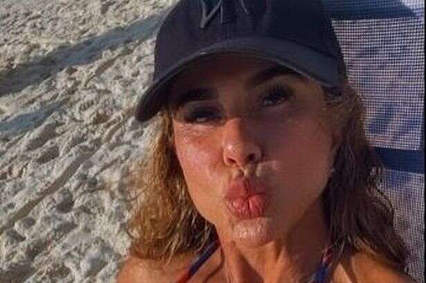 Glam gran, 55, has holiday fling with twins - and age gap leaves people baffled