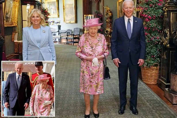 Biden says Queen ‘reminded me of my mum’ after tea at Windsor Castle